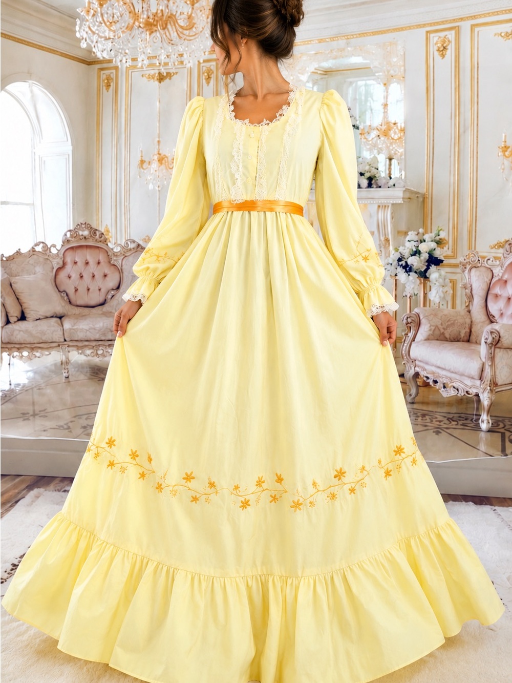 Victorian Belle of the Ball Gown Dress